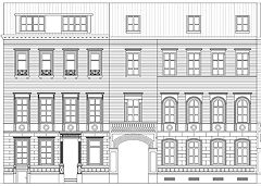 Fassadendarstellung von Alexandra Radouniki